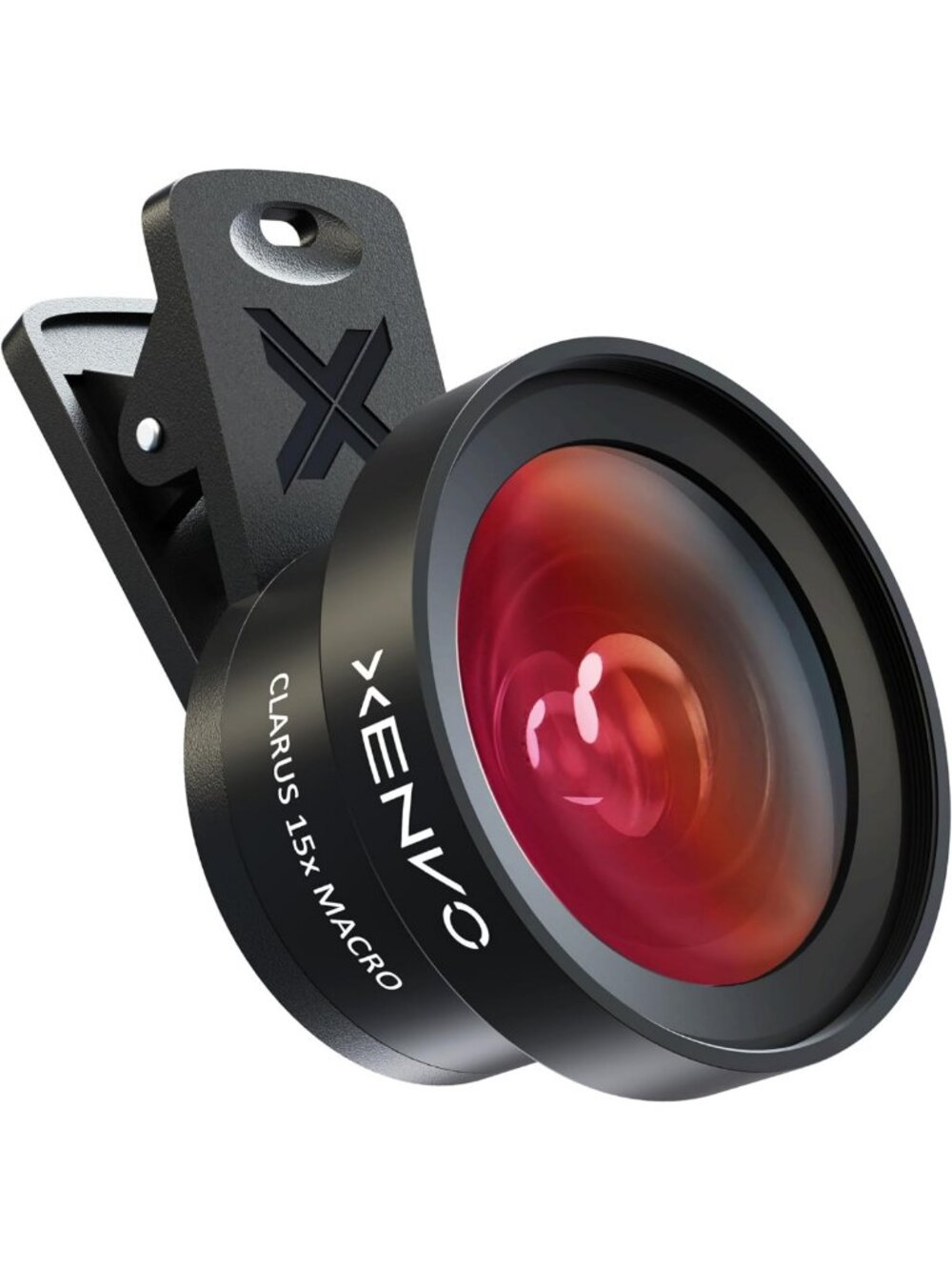Macro & Wide Angle Lens Kit with LED Light for iPhone & Android - Travel Case